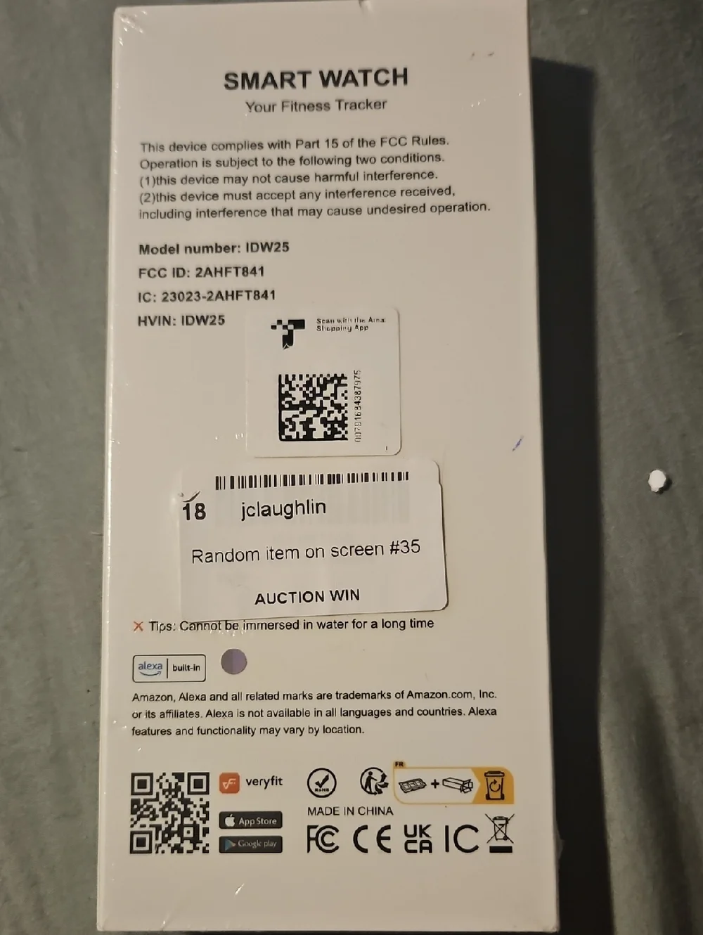 Smart Watch - Purple- Unbranded